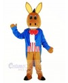 Patriotic Donkey Mascot Costume Animal	