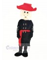Rebel with Red Hat Mascot Costume People