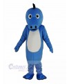 Blue Henry Seahorse Mascot Costume Animal