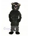 Black Muscle Panther Mascot Costume