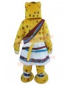 Leopard mascot costume
