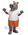 Hippo mascot costume