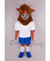 Bull mascot costume