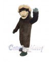 Muskox mascot costume