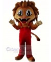 Realistic Brown Lion Mascot Costumes Cartoon