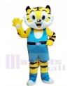 New Style Yellow Tiger Mascot Costumes 