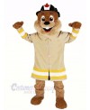 Fire Protection Beaver Mascot Costumes Cartoon