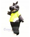 Strong  Rhino with Big Mouth Mascot Costumes Adult