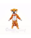 Smiling Friendly Lightweight Leopard Mascot Costumes Cartoon