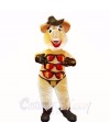 Stripper Pig with Brown Hat Mascot Costumes Cartoon