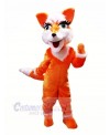 Orange Fox with Big Eyes Mascot Costumes Cheap	