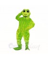 Green Friendly Lightweight Frog Mascot Costumes Cartoon