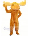 Friendly Brown Moose Mascot Costumes Cheap