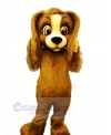 Brown Furry Dog Mascot Costumes Cartoon