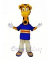 Cute Giraffe with Big Eyes Mascot Costumes Animal