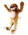 Happy Brown Plush Dog Mascot Costumes Adult	
