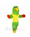 Green Falcon with Yellow Shirt Mascot Costumes School