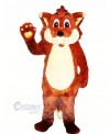 Happy Red Fox Mascot Costumes Cartoon