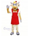 High Quality Female Cow Mascot Costumes Adult	