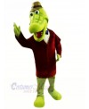 Green Crocodile with Hat Mascot Costumes 