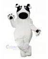 Lovely White Dog Mascot Costume Cartoon