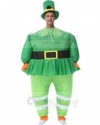 2022 Inflatable Costume Irish Skirt Adult Blow up Suit St Patrick's' Day Halloween Dress up Costume