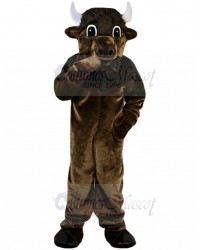 Whimsical Brown Calf Mascot Costume Animal