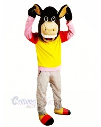 New Donkey Mascot Costumes Cartoon	