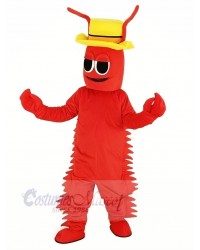Red Conrad Crawdad Mascot Costume