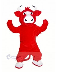 Happy Red Bull Mascot Costumes Cheap	
