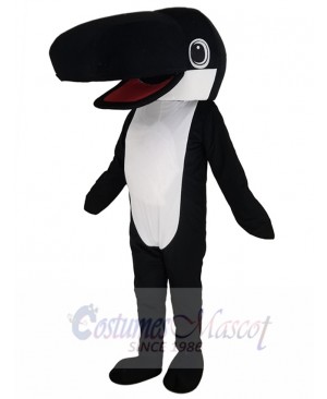 Black and White Killer Whale Mascot Costume Animal