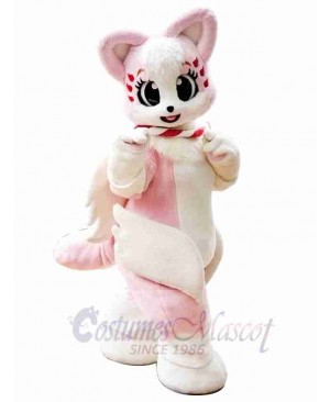 Pink Puppy Mascot Costume