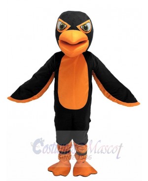 Black and Orange Falcon Eagle Mascot Costume Animal