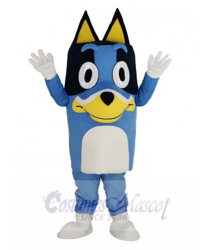 Bluey Blue Dog with Long Ears Mascot Costume Animal