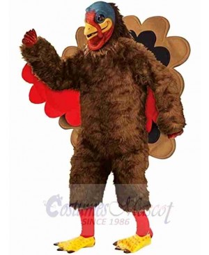 Deluxe Plush Turkey Mascot Costume 