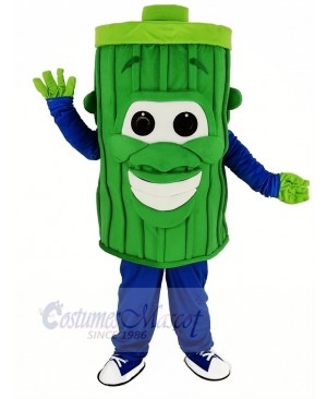 Green Garbage Trash Can Mascot Costume