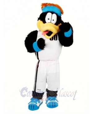 Sport Black Duck Mascot Costume 