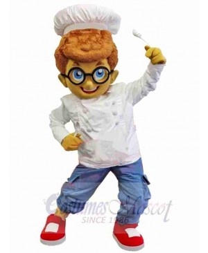 Chef Boy Mascot Costume 