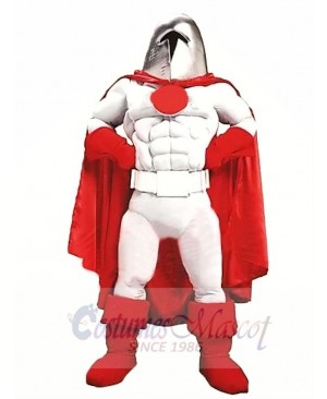 Power Muscular Warrior Mascot Costume 