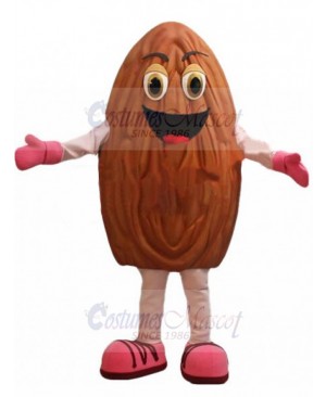 Happy Almond Mascot Costume  