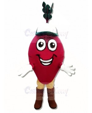 Happy Beet Mascot Costume 