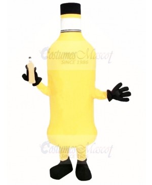 Orange Bottle Mascot Costume 