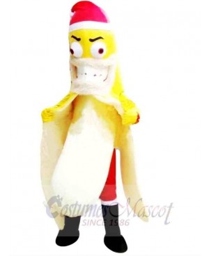 Christmas Banana Mascot Costume 