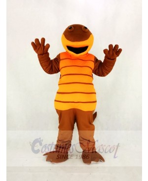 High Quality Adult Orange Billy Salamander Mascot Costume Cartoon
