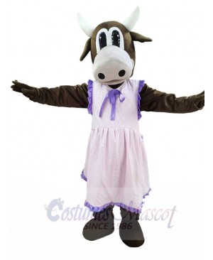 Ms.Buttercup Cattle Mascot Costume Animal