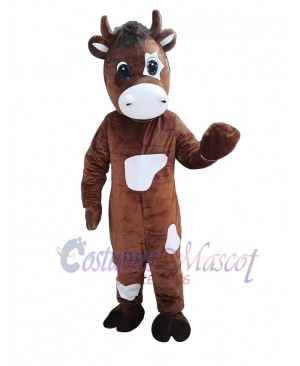 Simmental Mascot Costume Steer Cow