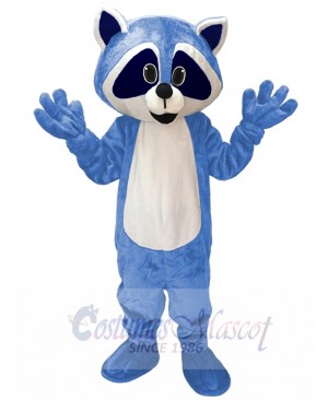 Blue Robbie Raccoon Mascot Costume Animal