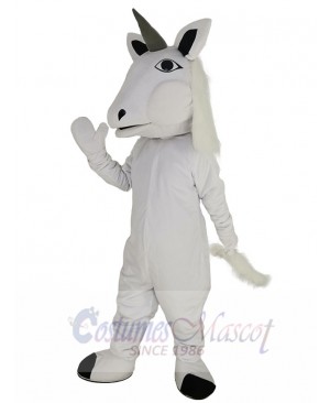 White Unicorn Horse Mascot Costume Animal