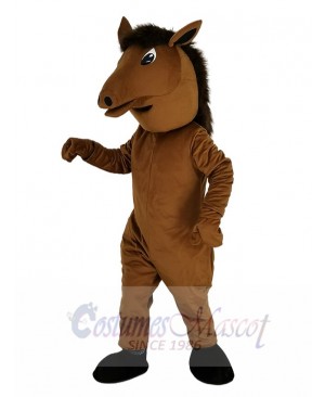 Brown Pony Horse Mascot Costume Animal