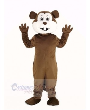 Brown Gopher Mascot Costume Animal